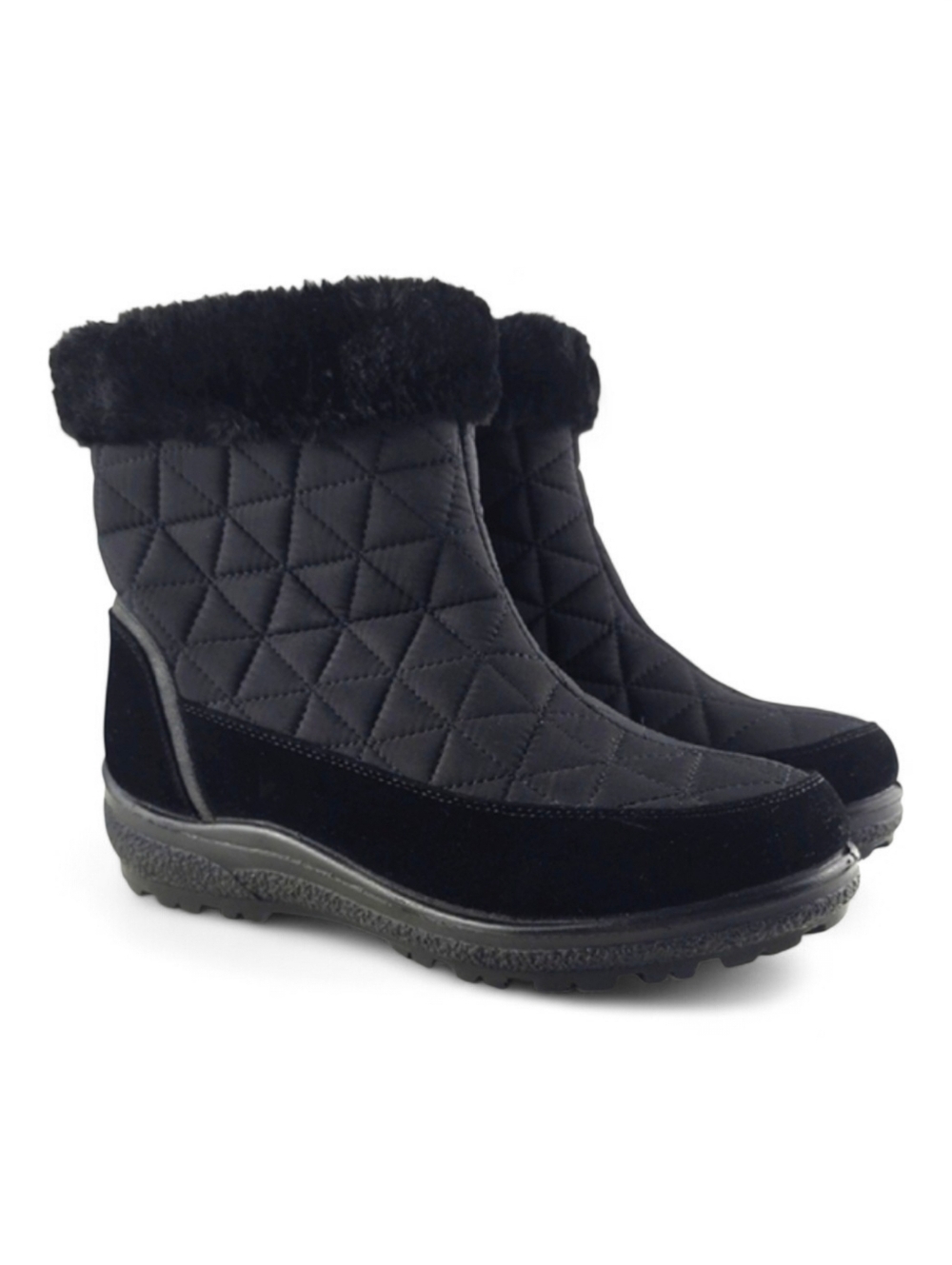 NWT Flexus by Spring Step Women's Waterproof Alitex Quilted Fur Winter Boot 9